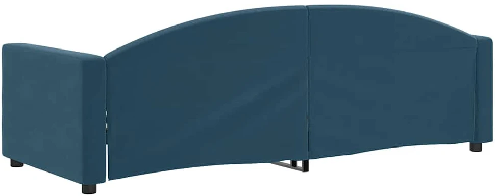 Sofa, mėlynos spalvos, 80x200cm, aksomas