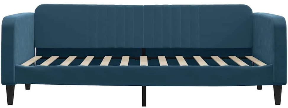 Sofa, mėlynos spalvos, 90x200cm, aksomas
