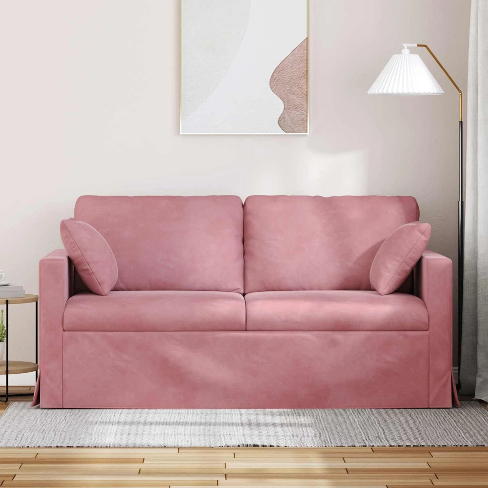 Sofa Rožinė 158 x 78 x 80 cm Aksomas
