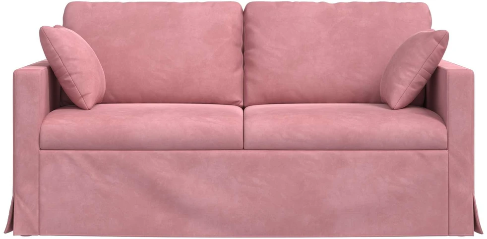 Sofa Rožinė 158 x 78 x 80 cm Aksomas