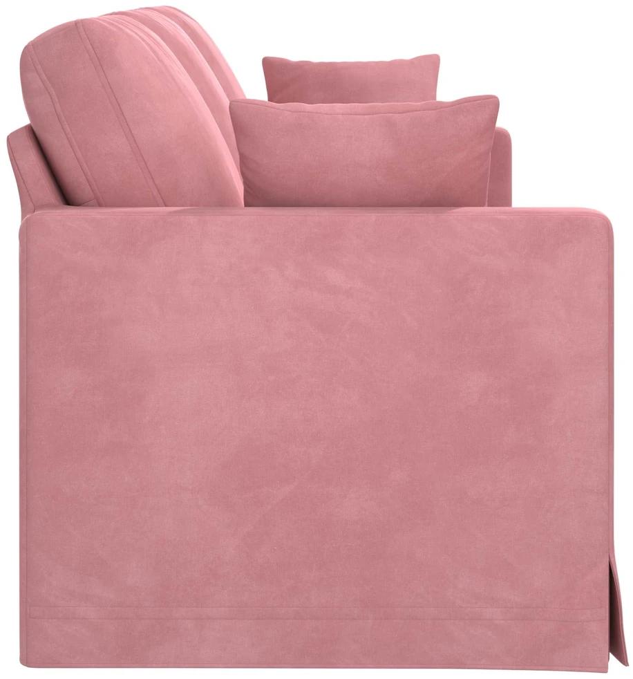 Sofa Rožinė 198 x 78 x 80 cm Aksomas
