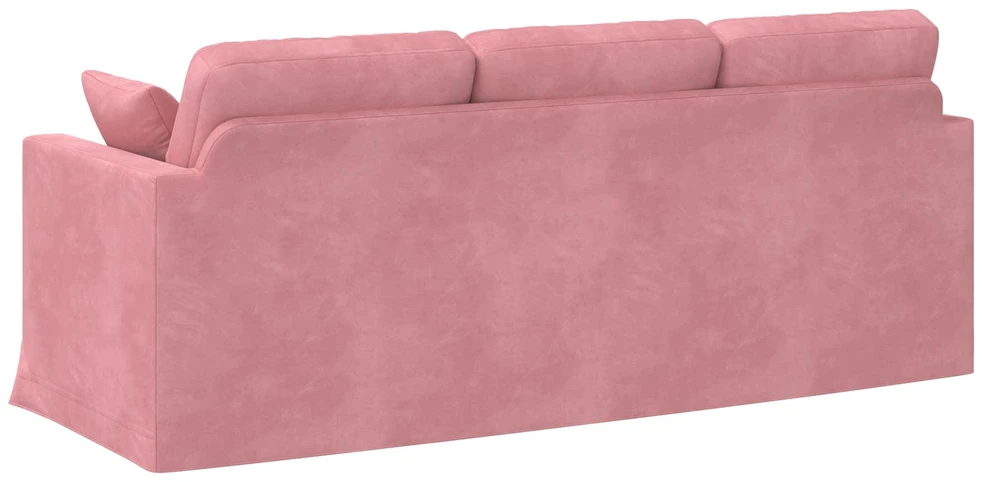 Sofa Rožinė 198 x 78 x 80 cm Aksomas