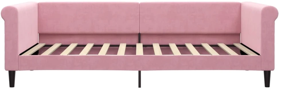 Sofa, rožinės spalvos, 100x200cm, aksomas