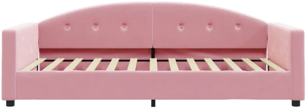 Sofa, rožinės spalvos, 100x200cm, aksomas