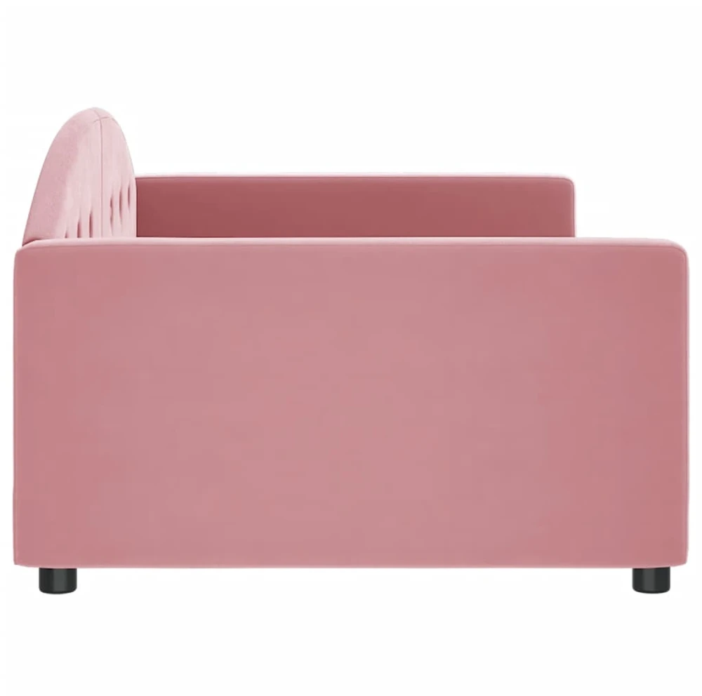 Sofa, rožinės spalvos, 100x200cm, aksomas