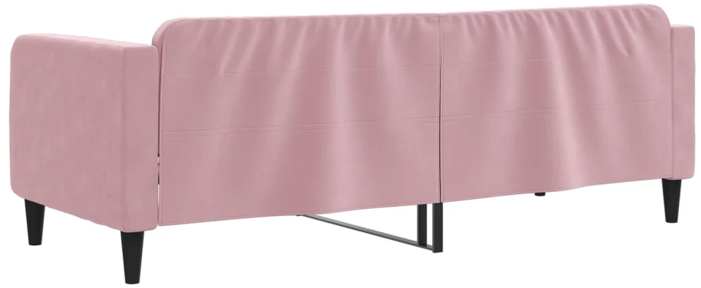 Sofa, rožinės spalvos, 80x200cm, aksomas