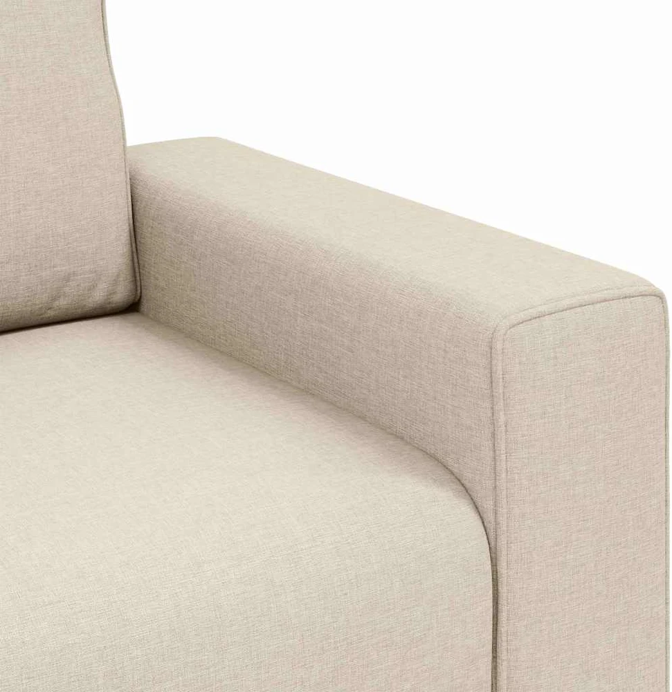 Sofa Kėdė Smėlio 100 cm Lino mišinio audinys