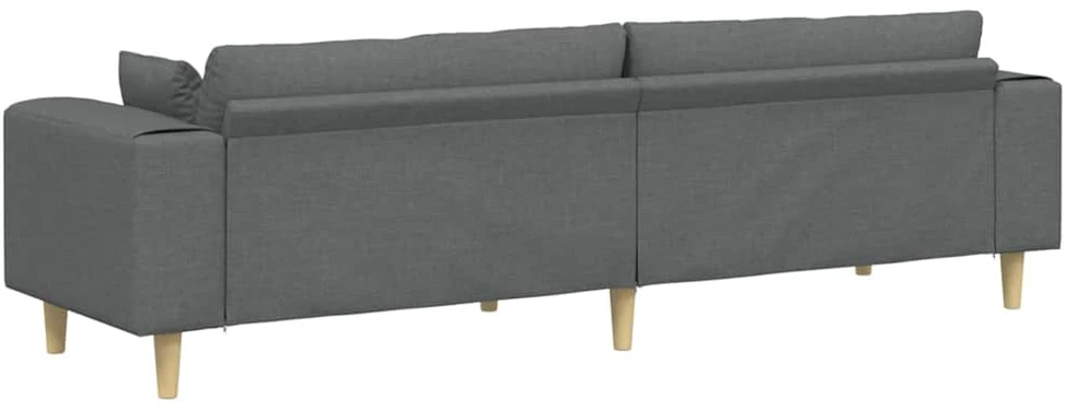 Sofa Tamsiai pilka 250 x 77 x 76 cm audinys