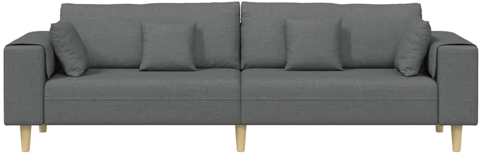 Sofa Tamsiai pilka 250 x 77 x 76 cm audinys
