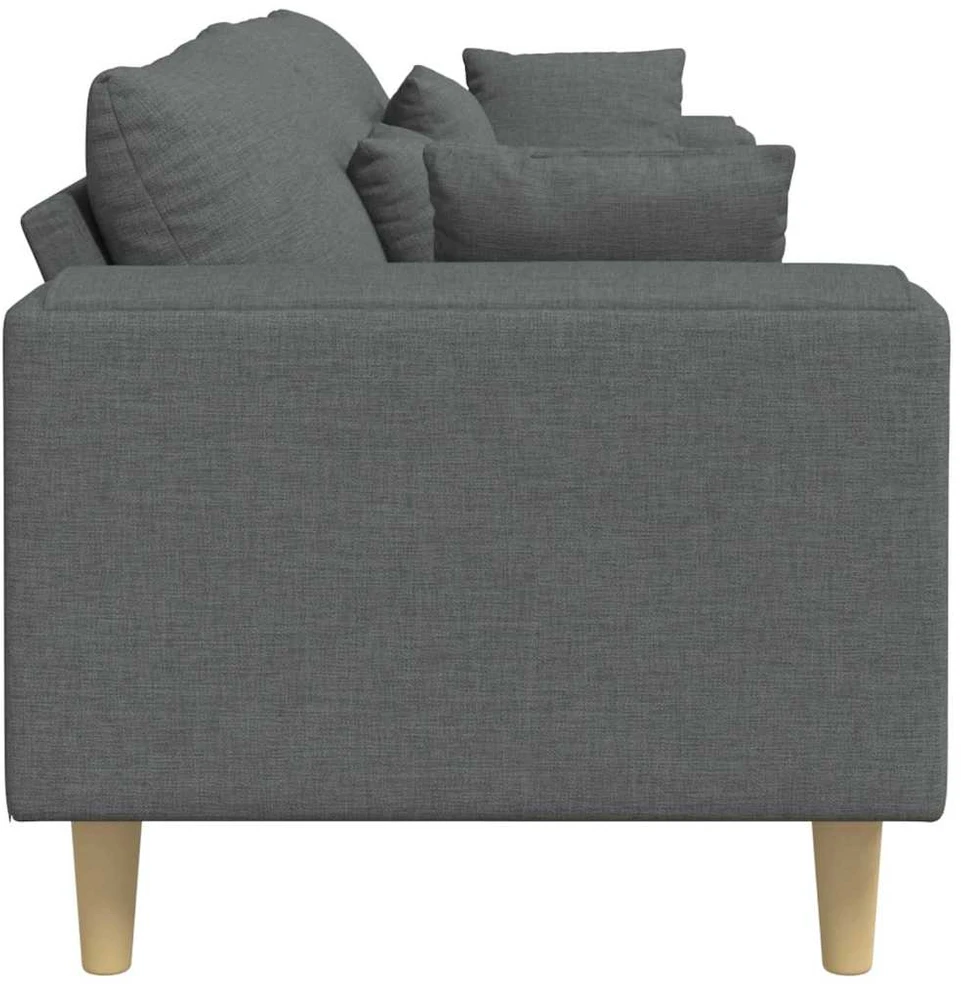 Sofa Tamsiai pilka 250 x 77 x 76 cm audinys