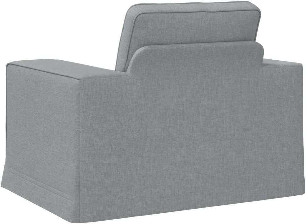 Fotelis Sofa Šviesiai pilka 102 x 80 x 82 cm Metalas