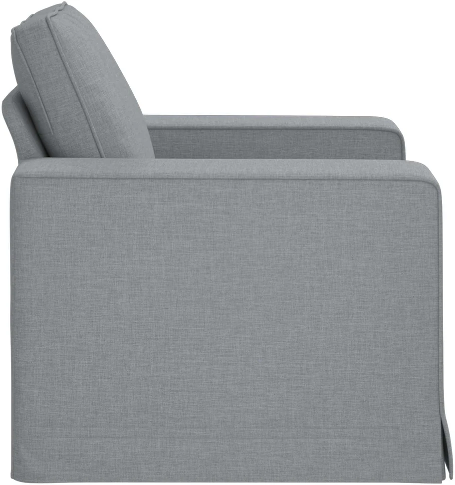 Fotelis Sofa Šviesiai pilka 102 x 80 x 82 cm Metalas