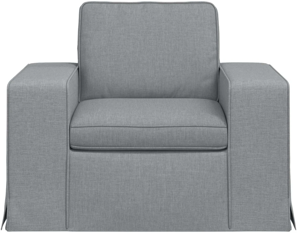 Fotelis Sofa Šviesiai pilka 102 x 80 x 82 cm Metalas