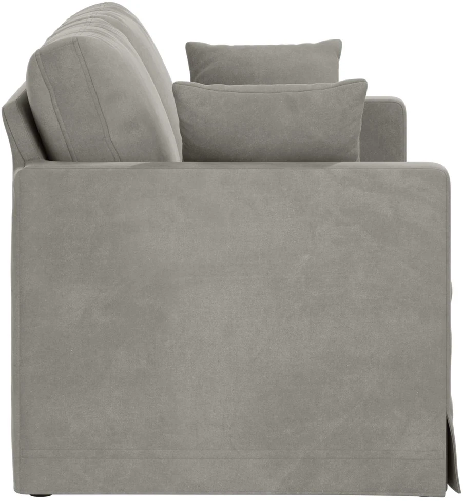 Sofa Šviesiai pilka 138 x 78 x 80 cm Aksomas