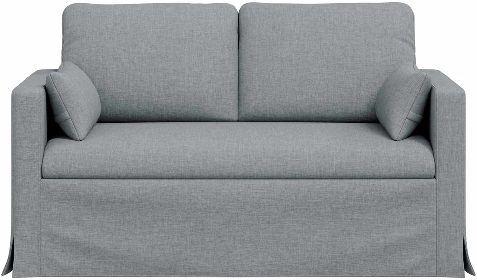 Sofa Šviesiai pilka 138 x 78 x 80 cm Metalas