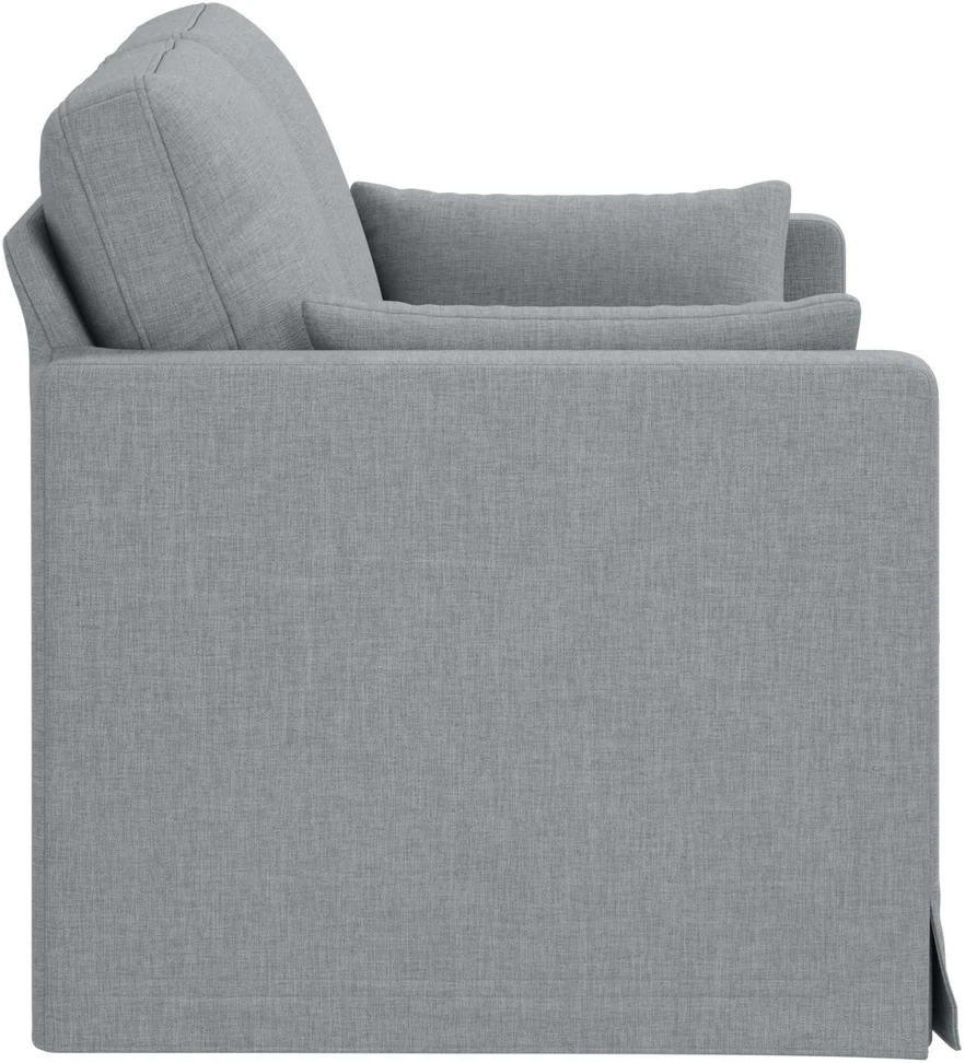 Sofa Šviesiai pilka 138 x 78 x 80 cm Metalas