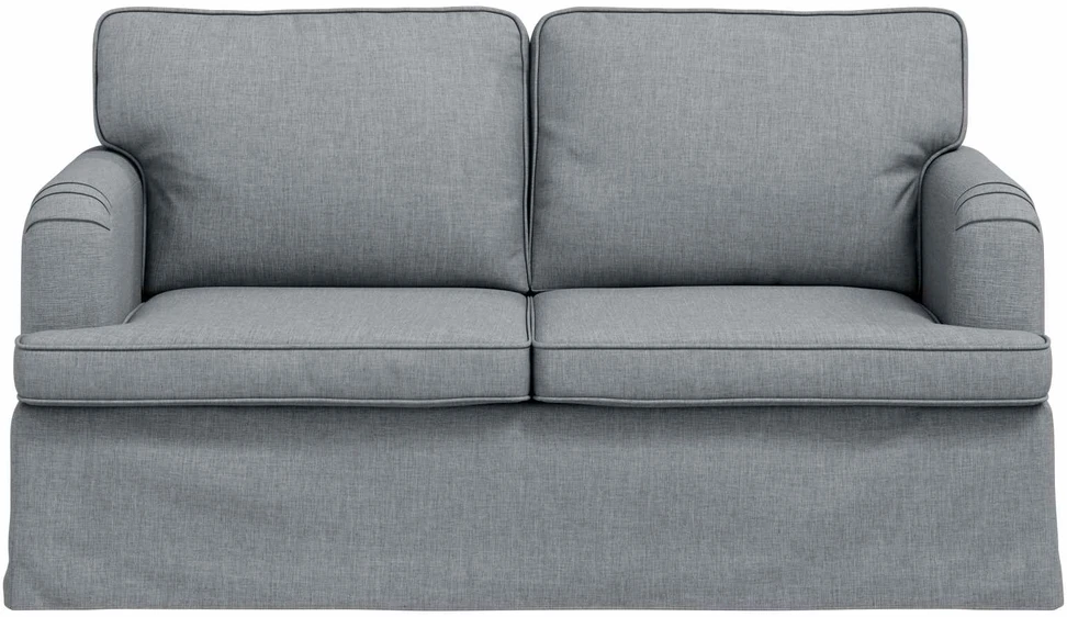 Sofa Šviesiai pilka 142 x 80 x 85 cm Metalas