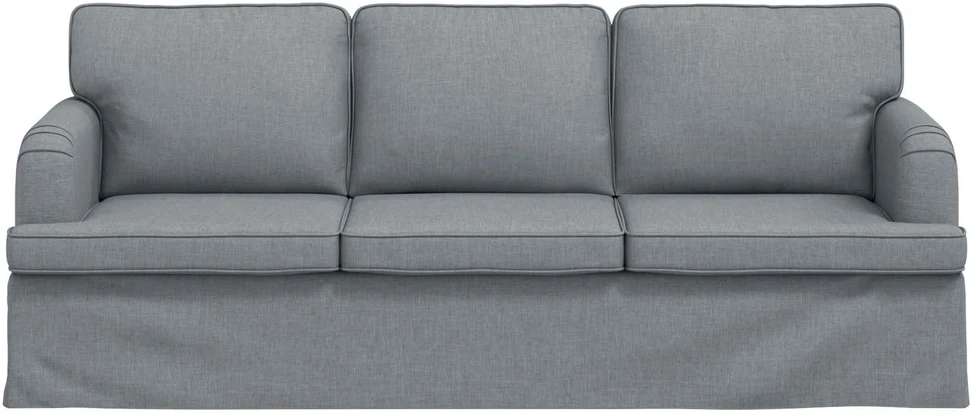 Sofa Šviesiai pilka 142 x 80 x 85 cm Metalas