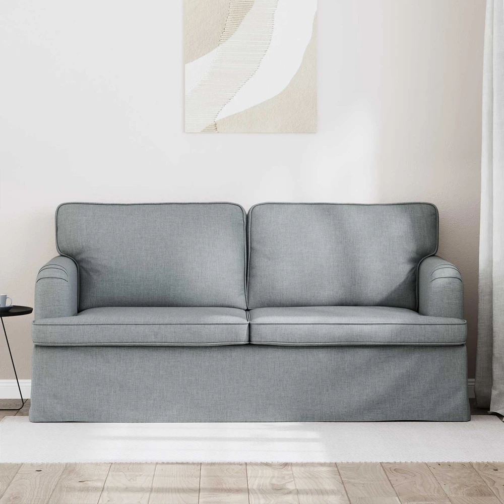 Sofa Šviesiai pilka 142 x 80 x 85 cm Metalas