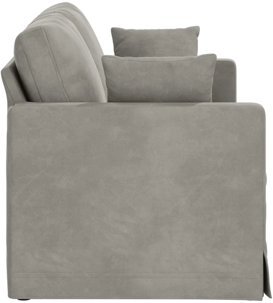 Sofa Šviesiai pilka 158 x 78 x 80 cm Aksomas