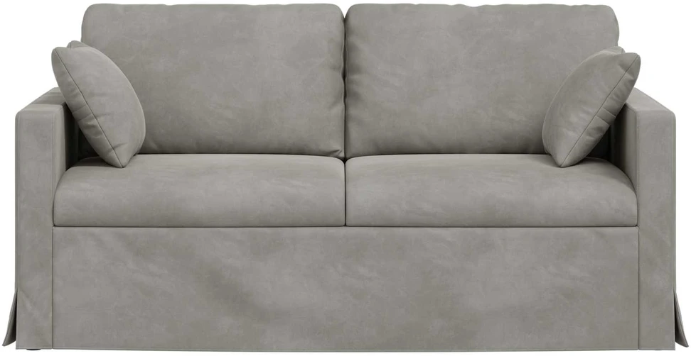 Sofa Šviesiai pilka 158 x 78 x 80 cm Aksomas