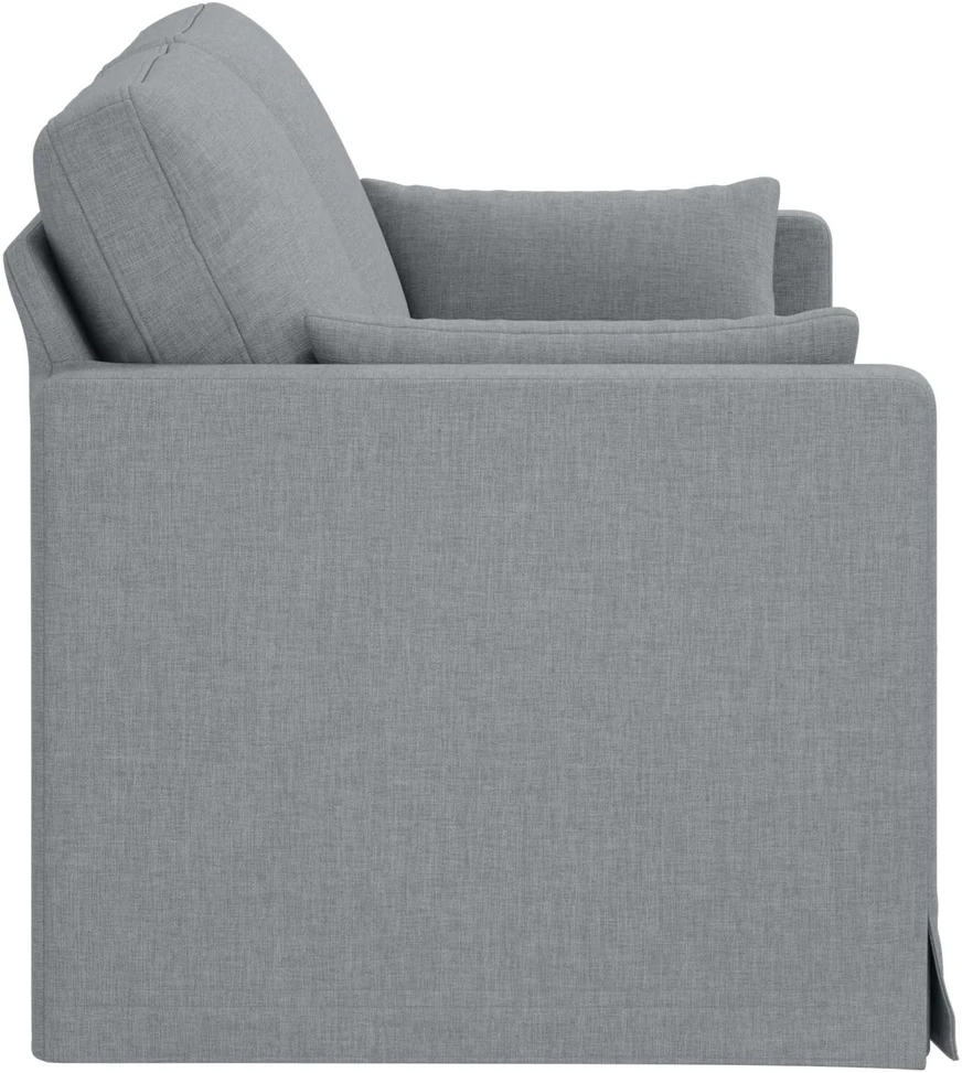 Sofa Šviesiai pilka 158 x 78 x 80 cm Metalas