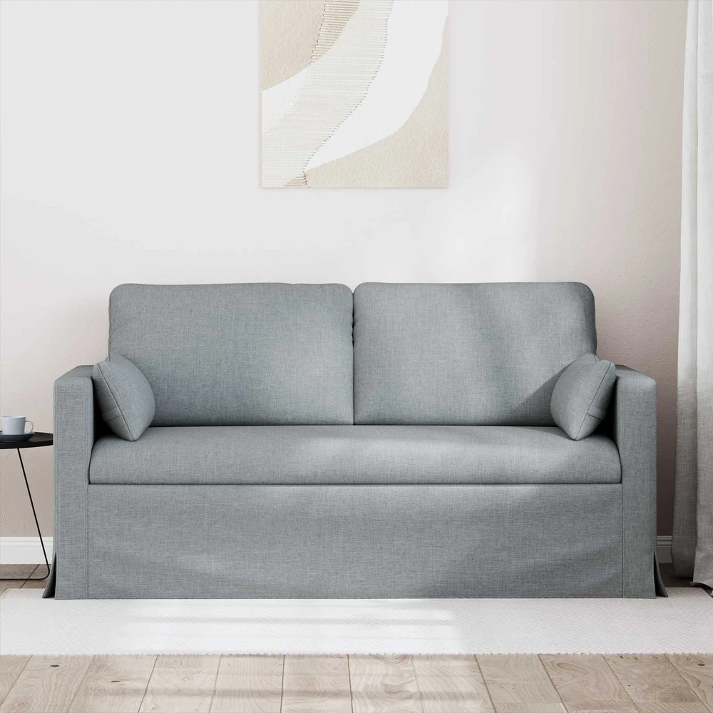 Sofa Šviesiai pilka 158 x 78 x 80 cm Metalas