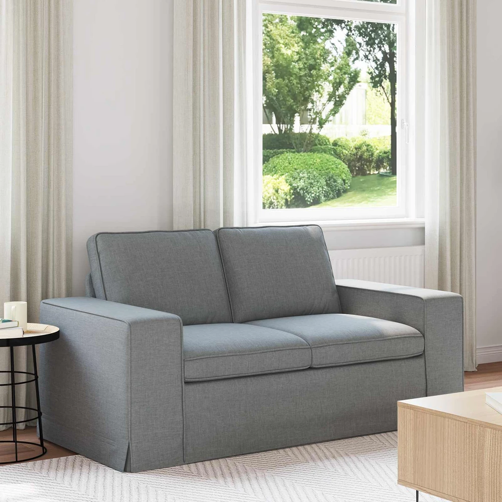 Sofa Šviesiai pilka 162 x 80 x 82 cm Metalas