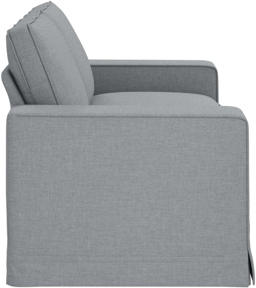 Sofa Šviesiai pilka 182 x 80 x 82 cm Metalas