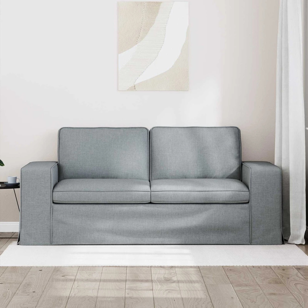 Sofa Šviesiai pilka 182 x 80 x 82 cm Metalas