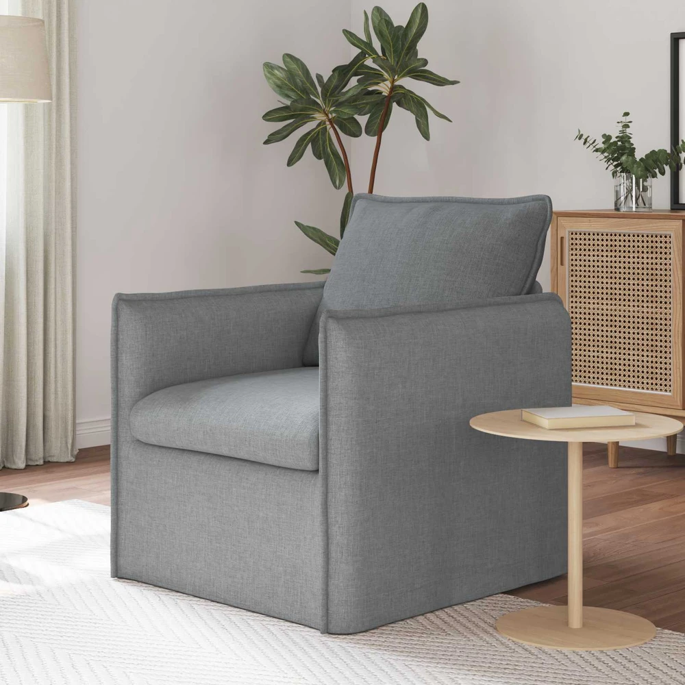 Sofa Šviesiai pilka 75 x 82 x 85 cm audinys