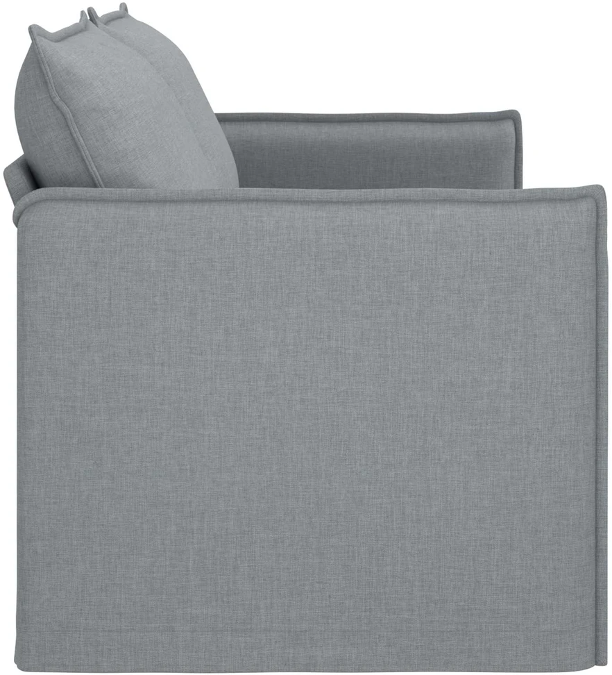 Sofa Šviesiai pilka 195 x 82 x 85 cm Metalas