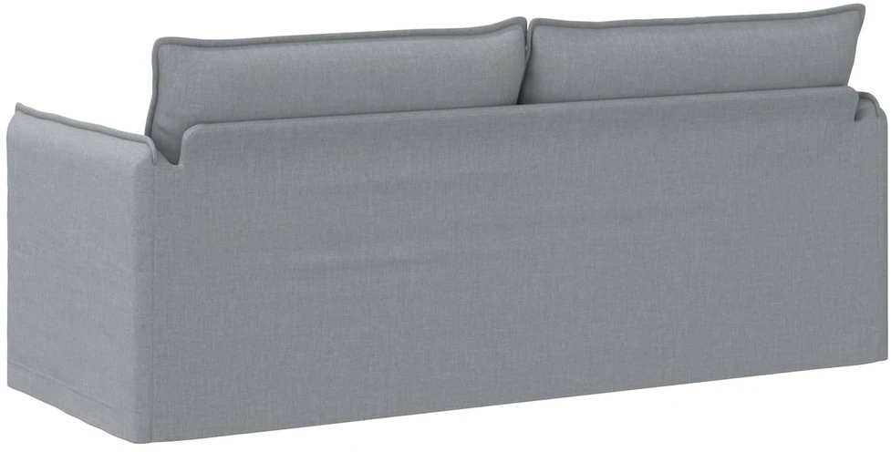 Sofa Šviesiai pilka 195 x 82 x 85 cm Metalas