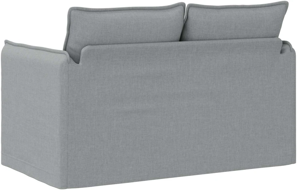 Sofa Šviesiai pilka 195 x 82 x 85 cm Metalas