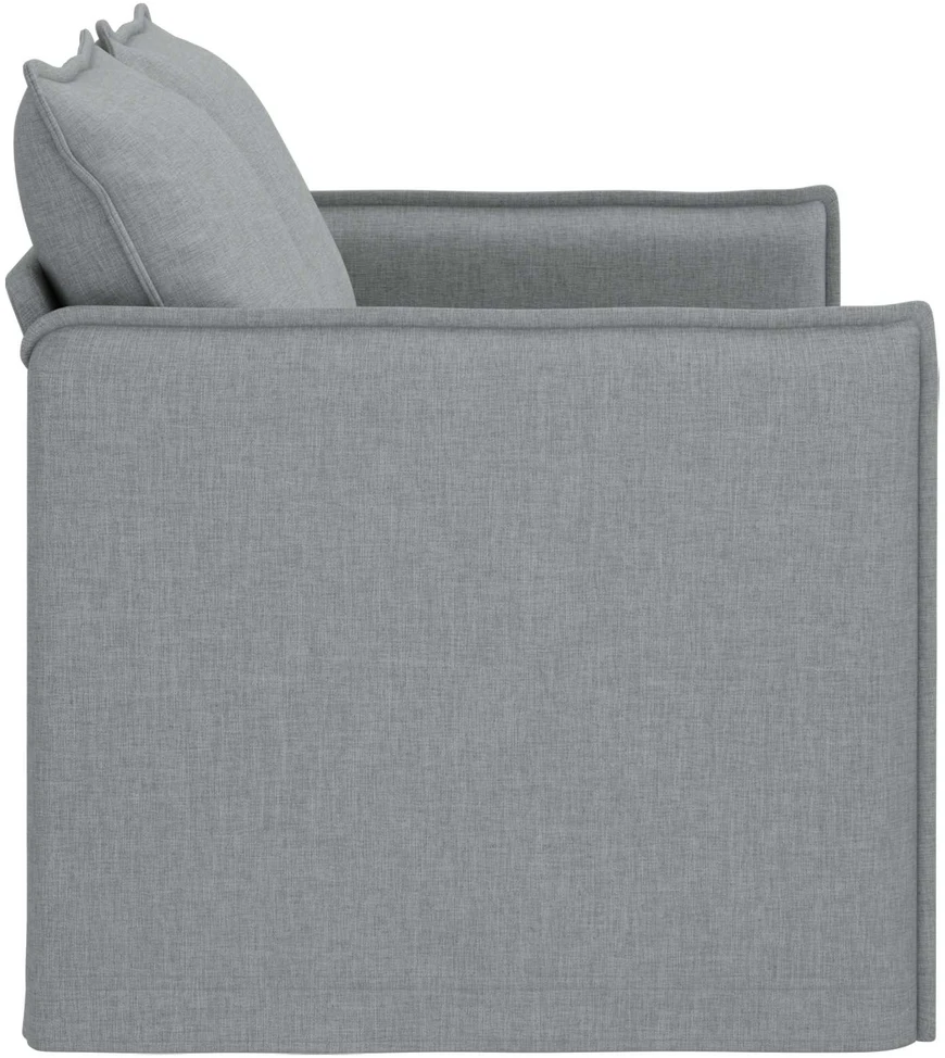 Sofa Šviesiai pilka 195 x 82 x 85 cm Metalas