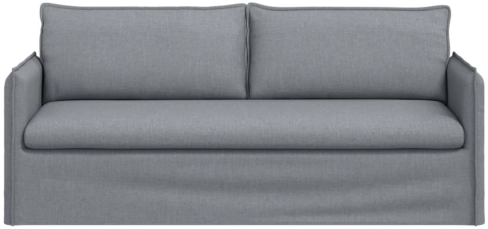 Sofa Šviesiai pilka 195 x 82 x 85 cm Metalas