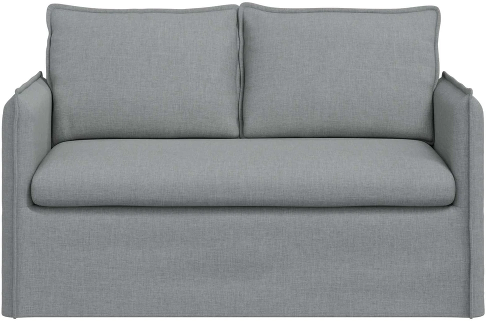 Sofa Šviesiai pilka 195 x 82 x 85 cm Metalas