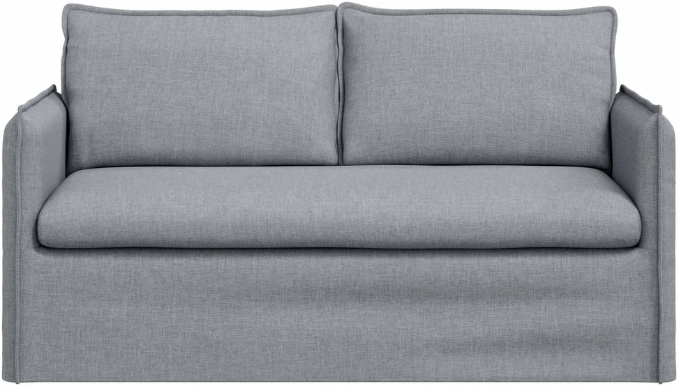 Sofa Šviesiai pilka 195 x 82 x 85 cm Metalas