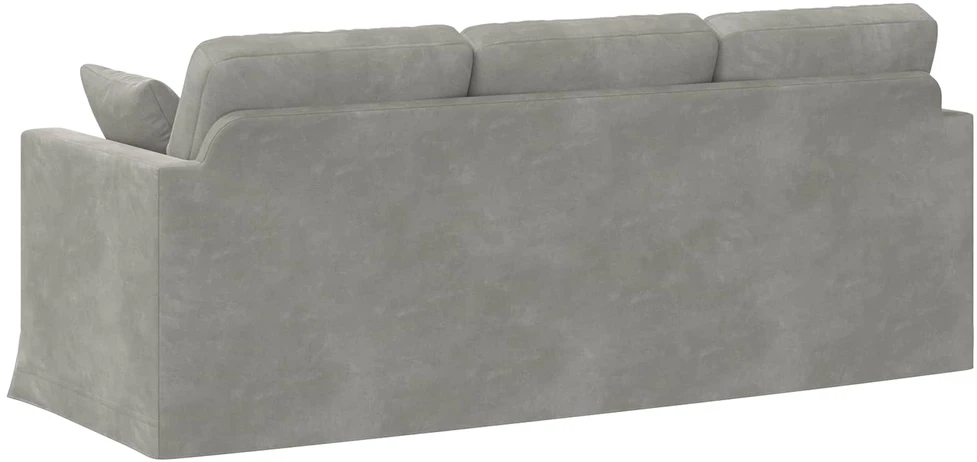 Sofa Šviesiai pilka 198 x 78 x 80 cm Aksomas