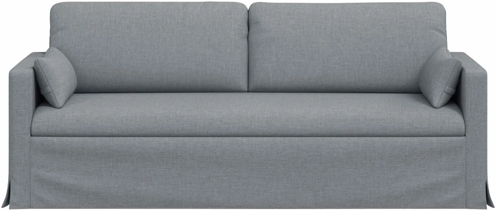 Sofa Šviesiai pilka 198 x 78 x 80 cm Metalas