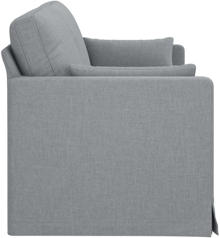 Sofa Šviesiai pilka 198 x 78 x 80 cm Metalas