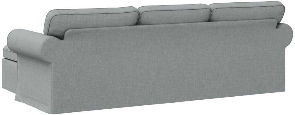 Sofa Šviesiai pilka 245 x 138 x 80 cm audinys