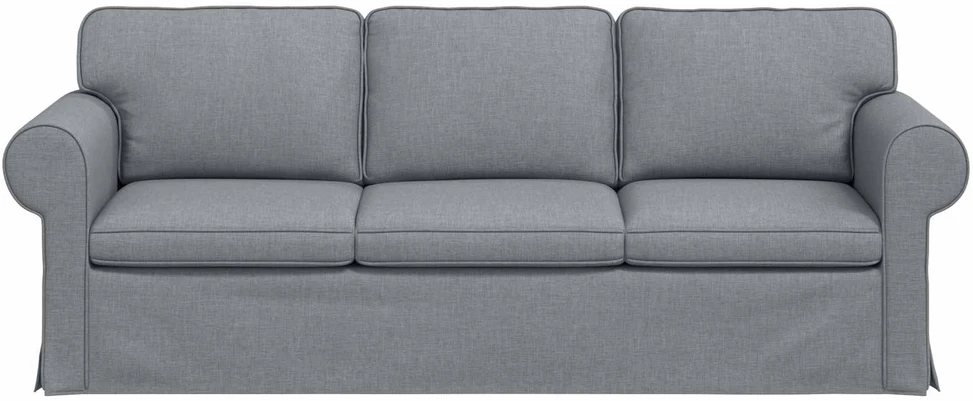 Sofa Šviesiai pilka 215 x 82 x 80 cm Metalas