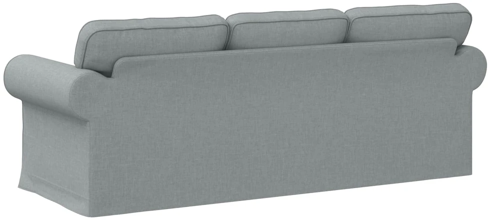 Sofa Šviesiai pilka 215 x 82 x 80 cm Metalas