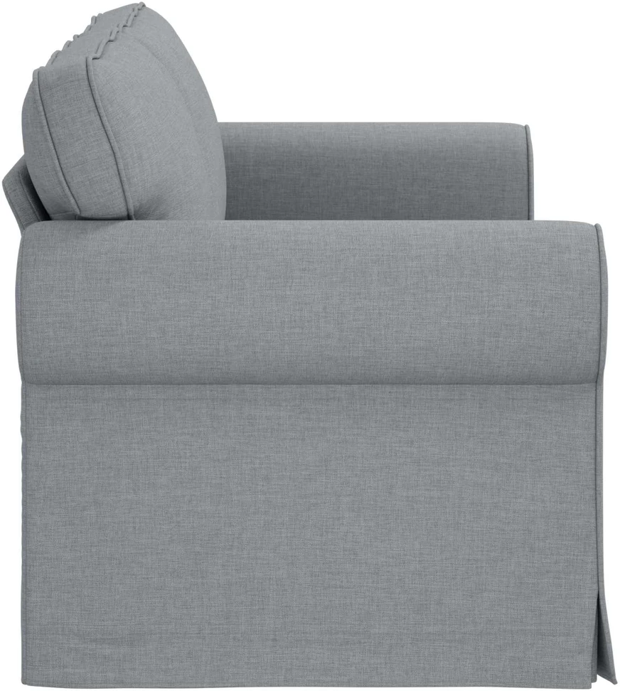 Sofa Šviesiai pilka 215 x 82 x 80 cm Metalas