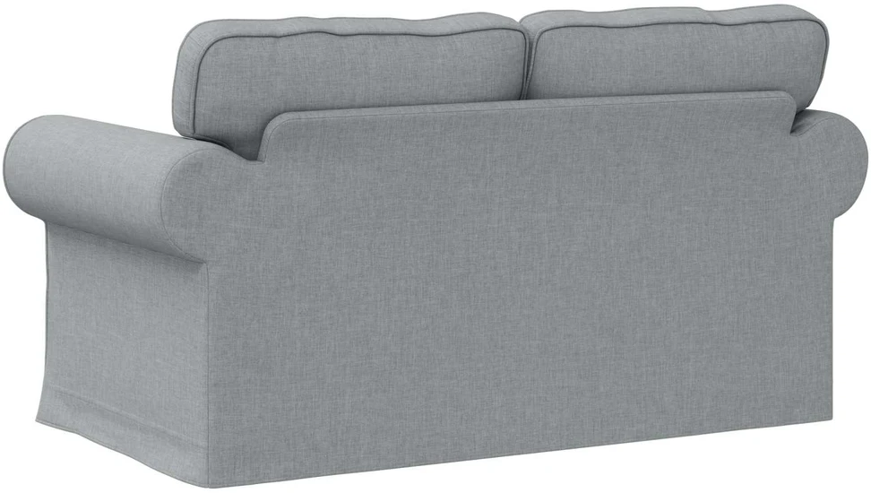 Sofa Šviesiai pilka 215 x 82 x 80 cm Metalas