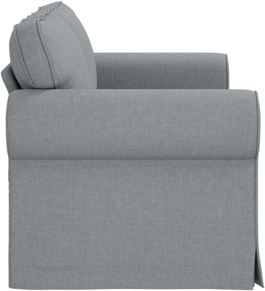 Sofa Šviesiai pilka 215 x 82 x 80 cm Metalas