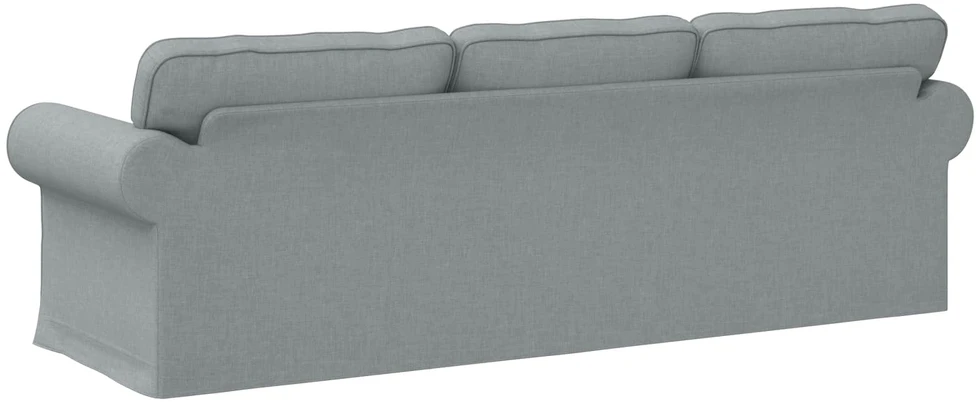 Sofa Šviesiai pilka 215 x 82 x 80 cm Metalas
