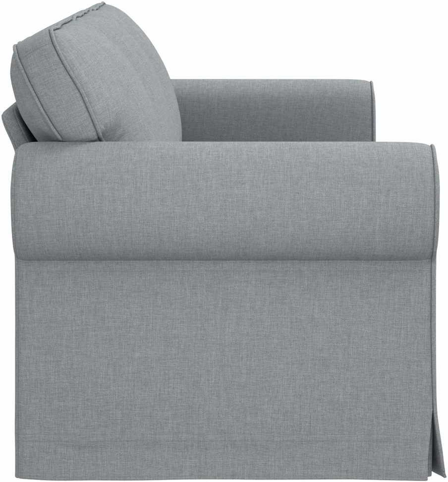Sofa Šviesiai pilka 215 x 82 x 80 cm Metalas