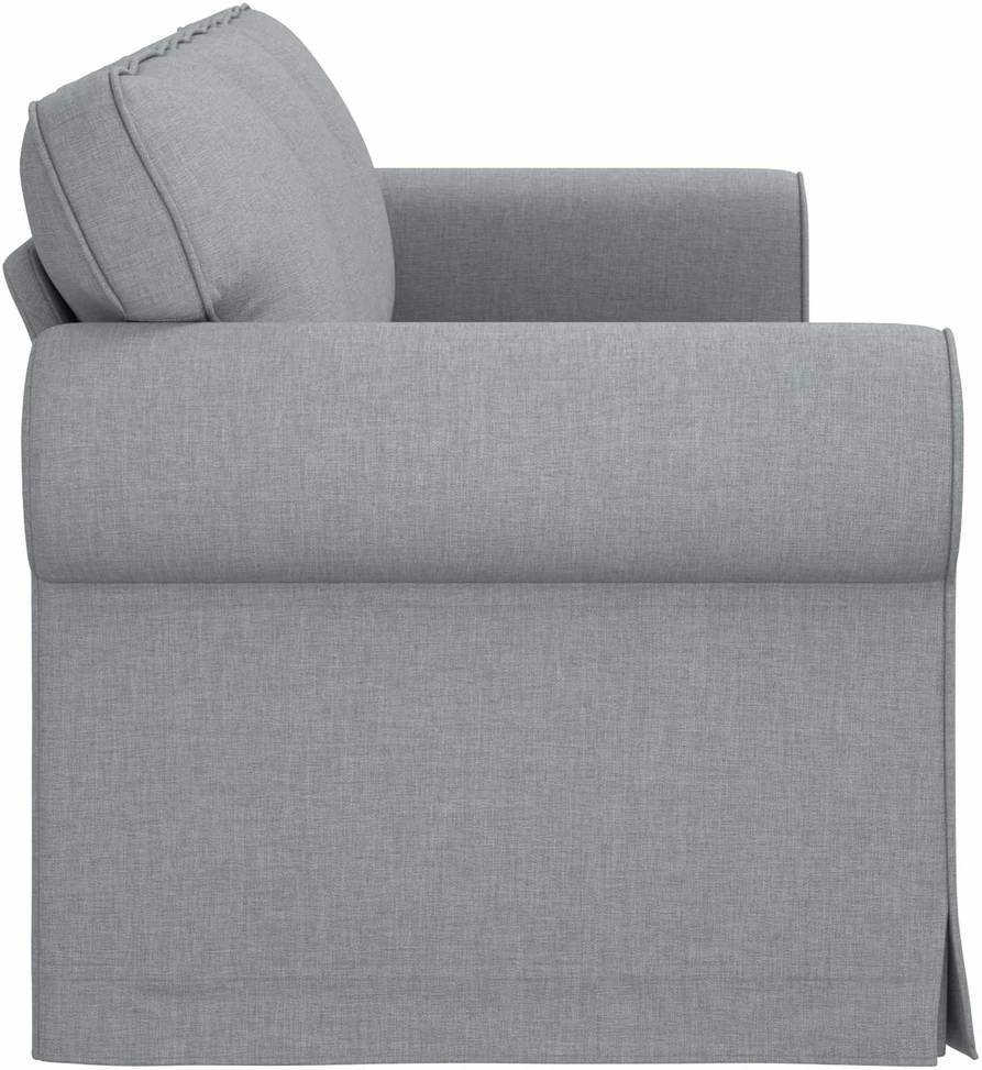 Sofa Šviesiai pilka 215 x 82 x 80 cm Metalas